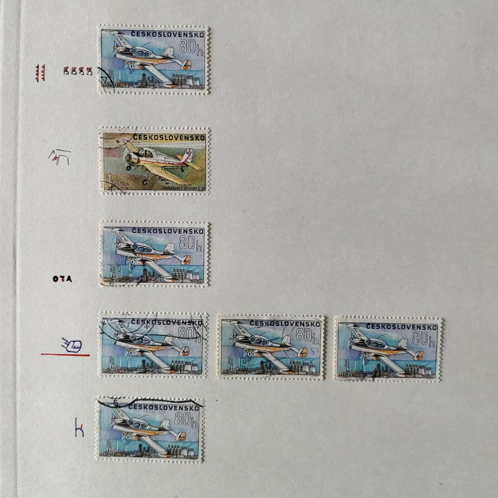Tschechoslowakie Briefmarken-Sammlung  53