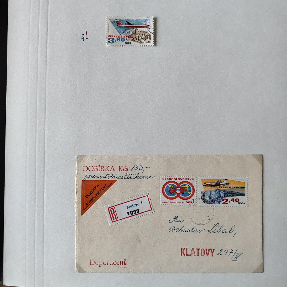 Tschechoslowakie Briefmarken-Sammlung  61