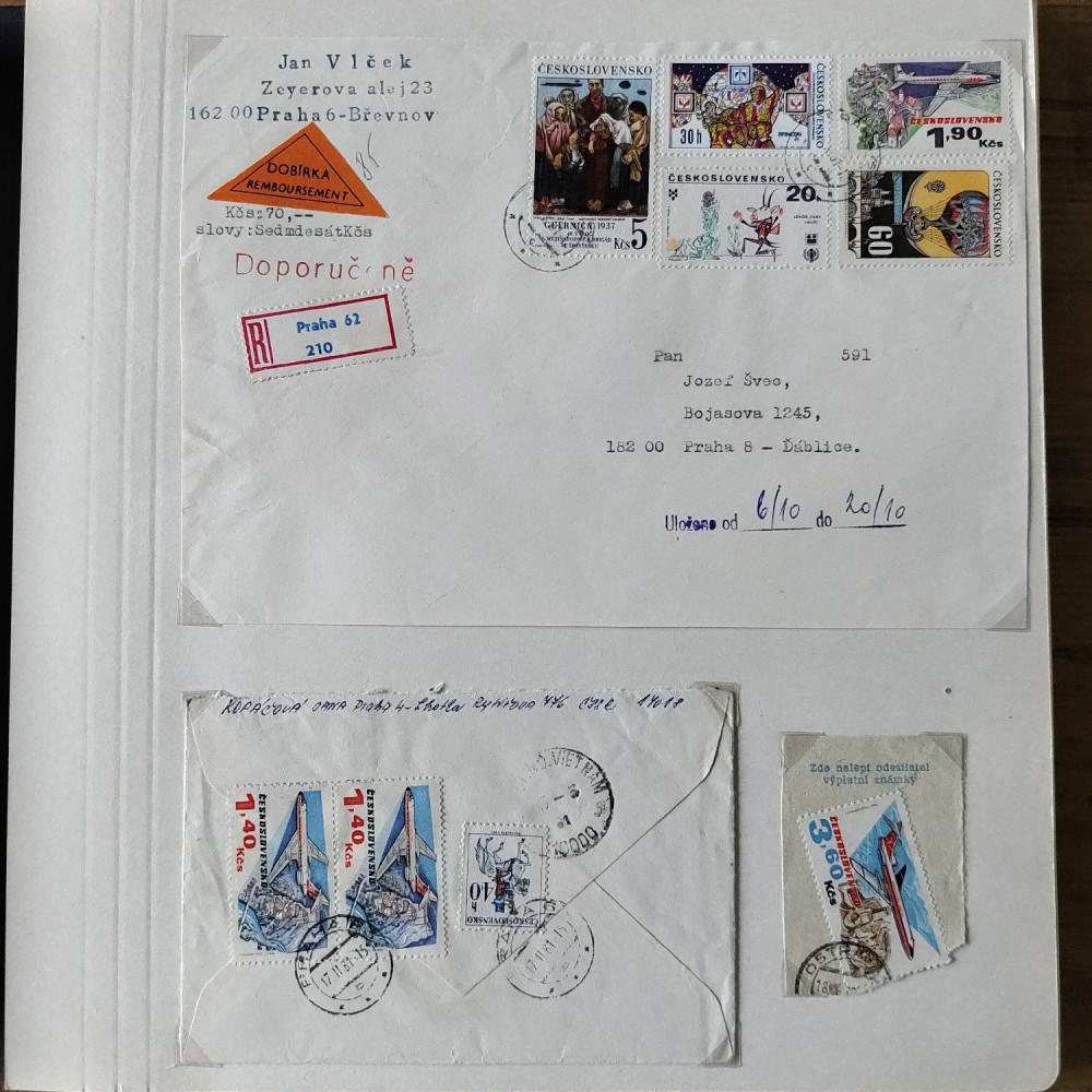 Tschechoslowakie Briefmarken-Sammlung  62