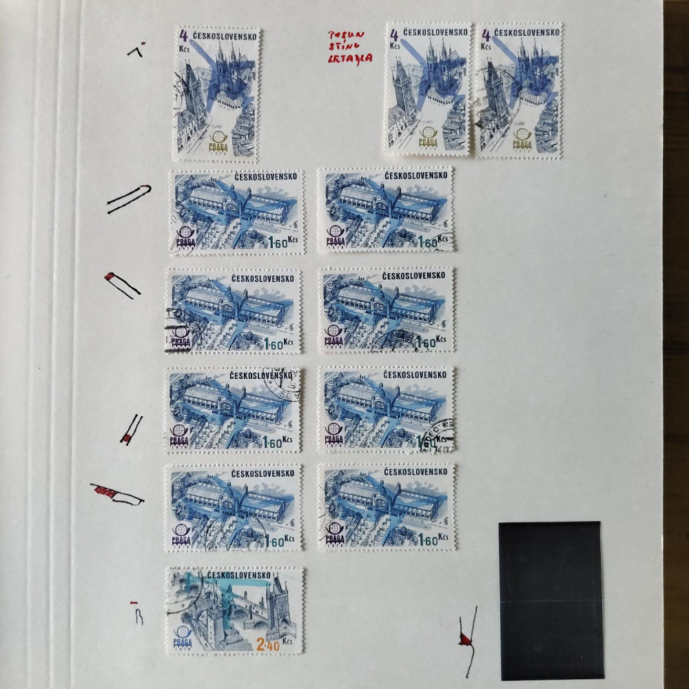 Tschechoslowakie Briefmarken-Sammlung  66