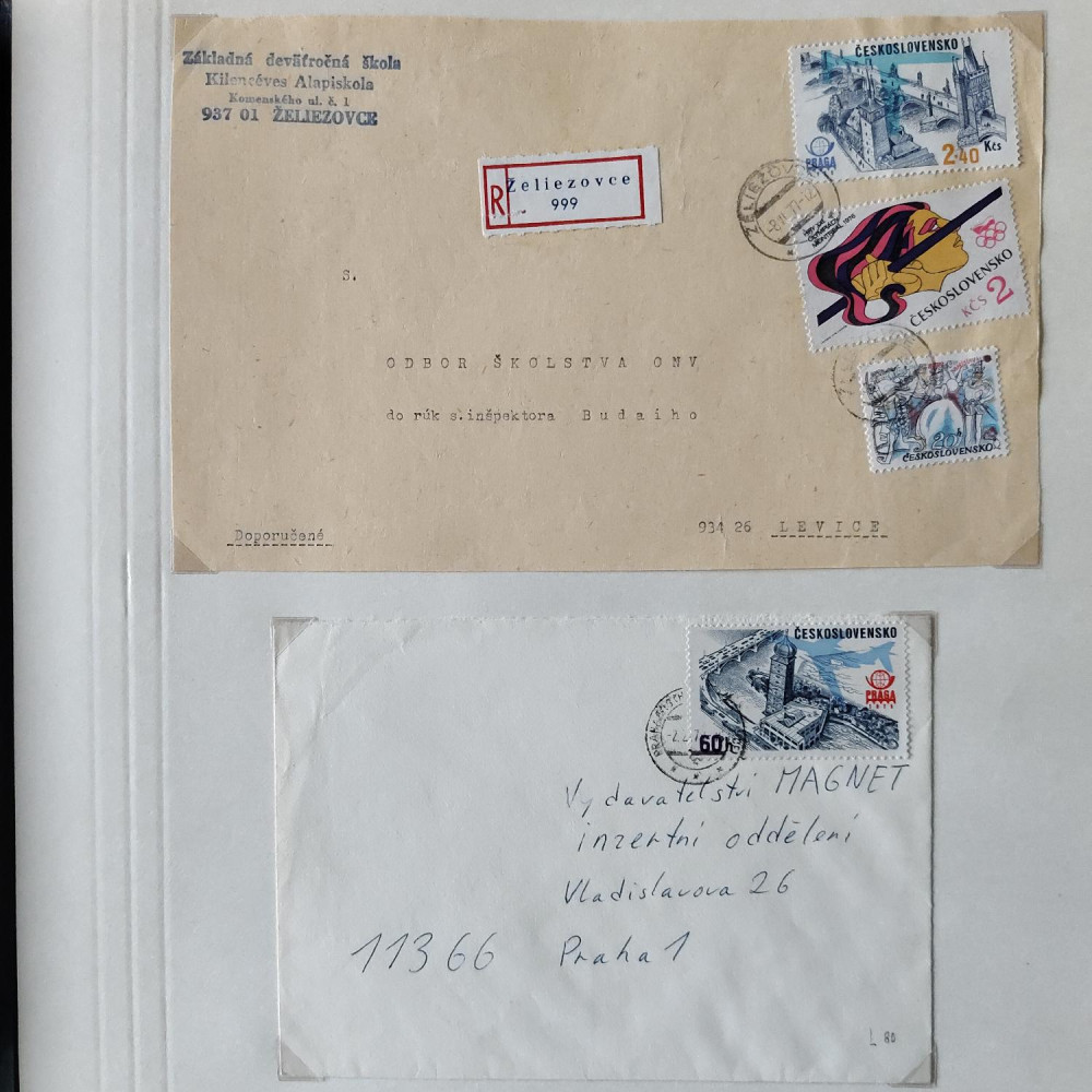 Tschechoslowakie Briefmarken-Sammlung  68
