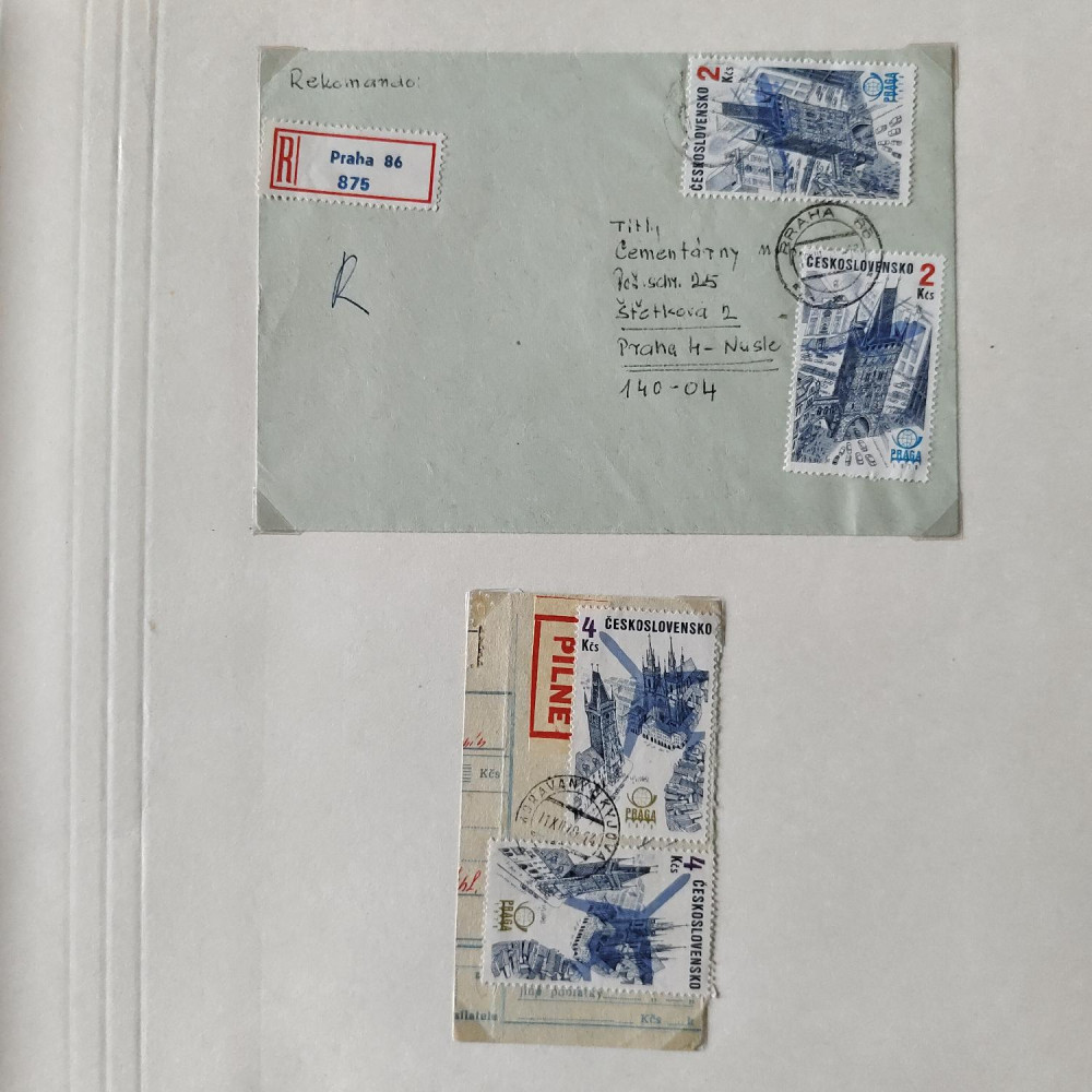 Tschechoslowakie Briefmarken-Sammlung  69