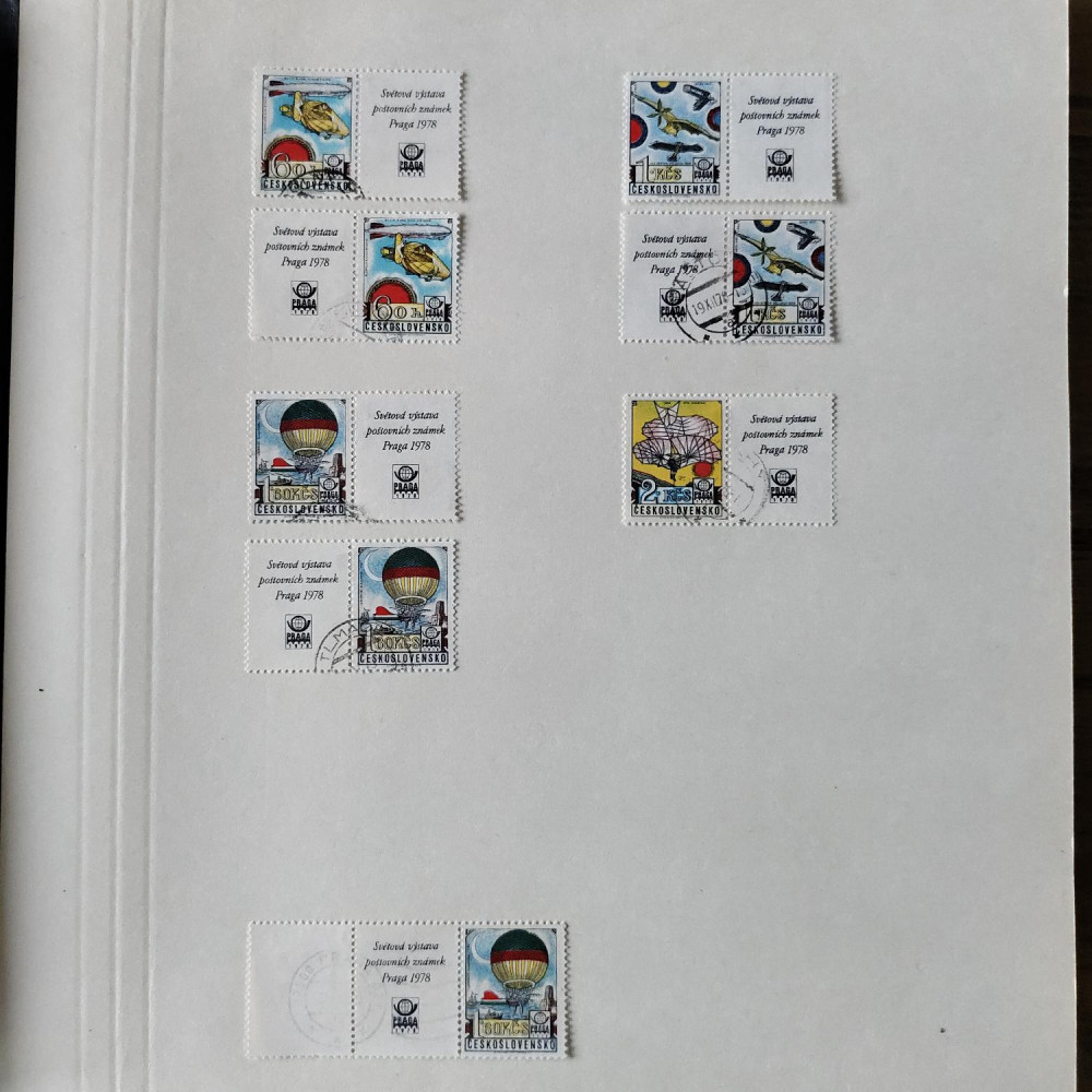 Tschechoslowakie Briefmarken-Sammlung  72