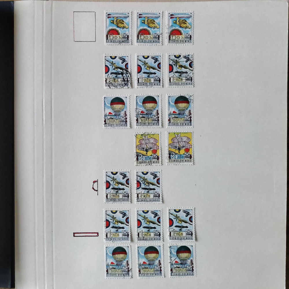 Tschechoslowakie Briefmarken-Sammlung  73