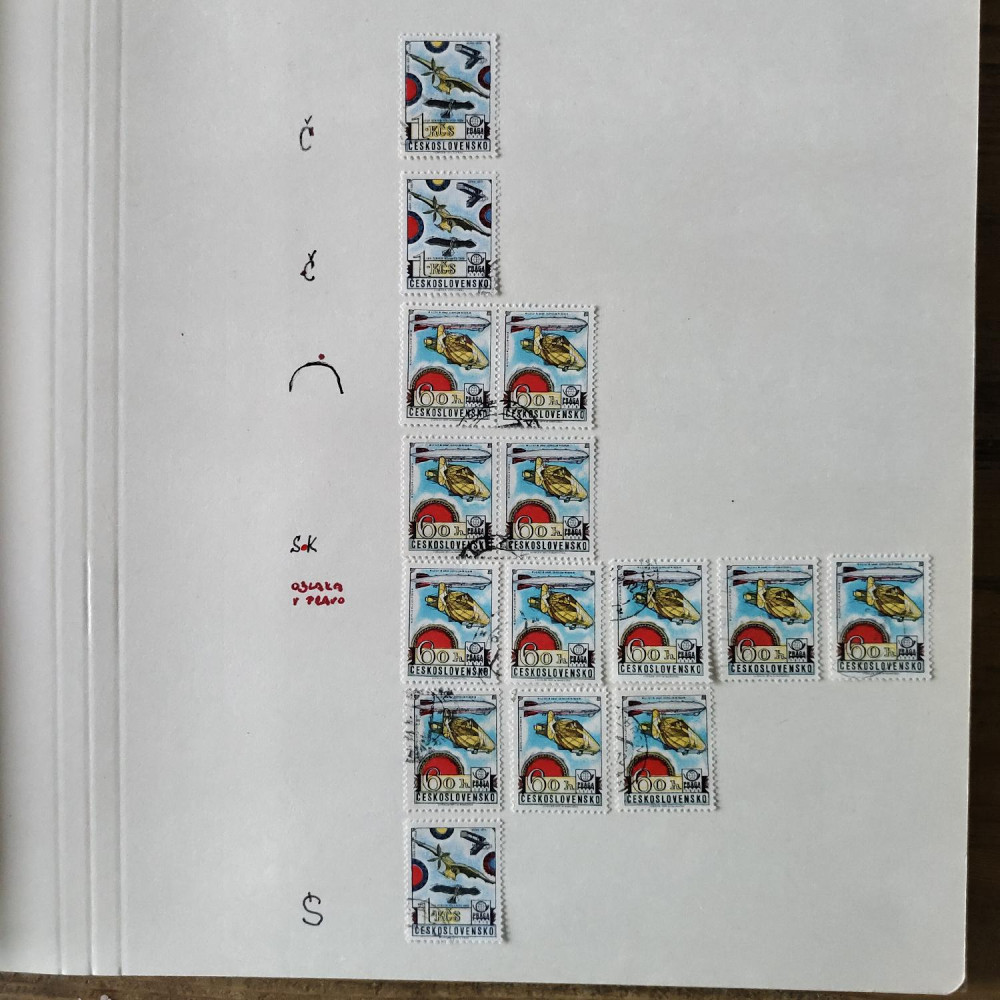 Tschechoslowakie Briefmarken-Sammlung  74