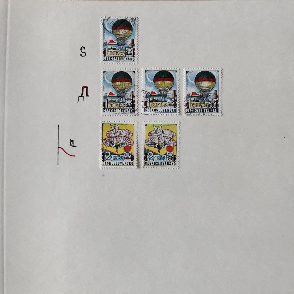 Tschechoslowakie Briefmarken-Sammlung  75