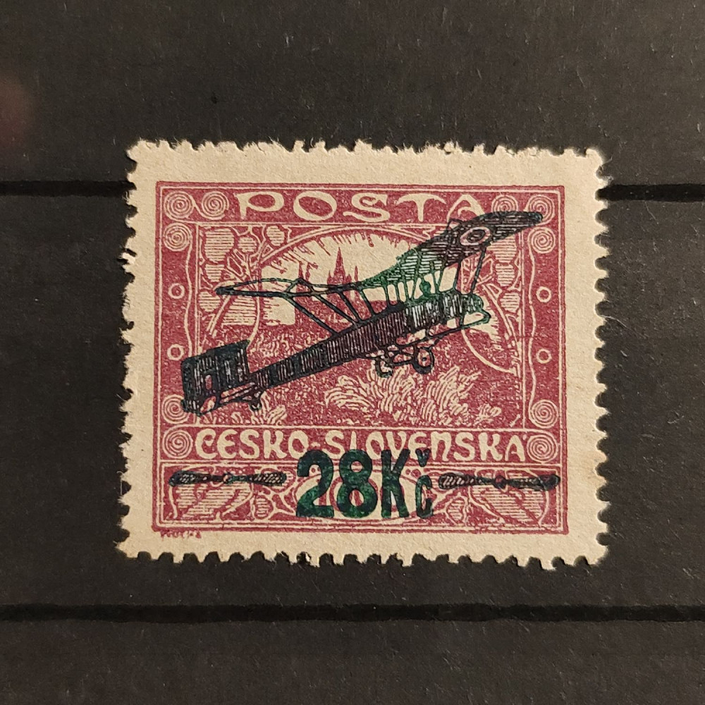 Sello Checoslovaquia, 28 Kč / 1000h, Mi.194, (*)(*) 