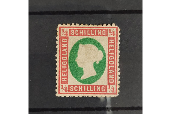 Známka Heligoland, 1/4 S, Mi.8(*) 