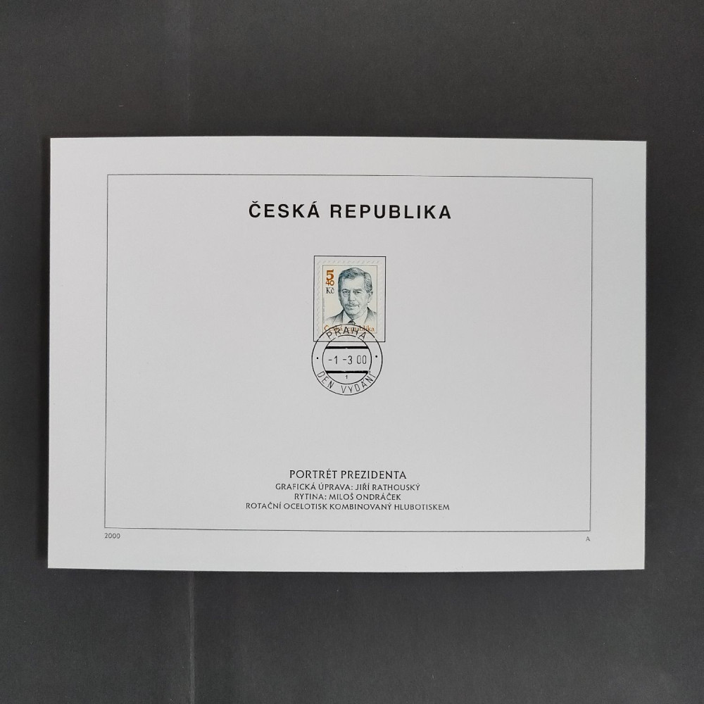 Nálepní list ČR, 5,40 Kč, Pof.NL248# 