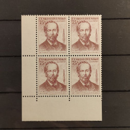 Viererblock Tschechoslowakie, 75 h, Mi.914** 