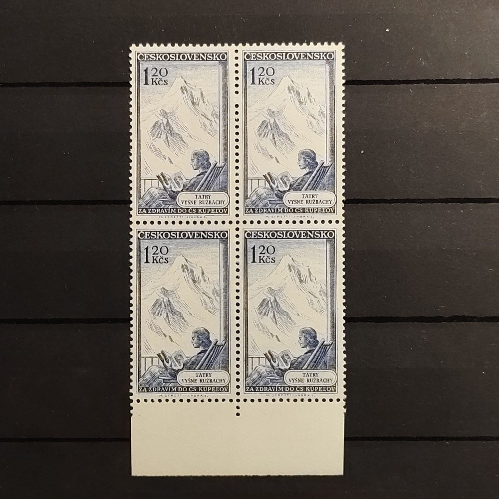 Quadra Tchecoslováquia, 1,20Kčs, Mi.961, MNH** 
