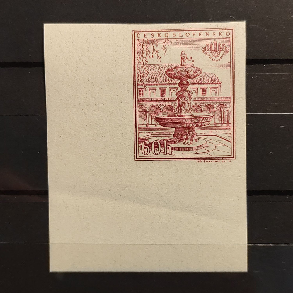Sello Checoslovaquia, 60 h, Mi.936B, MNH** 