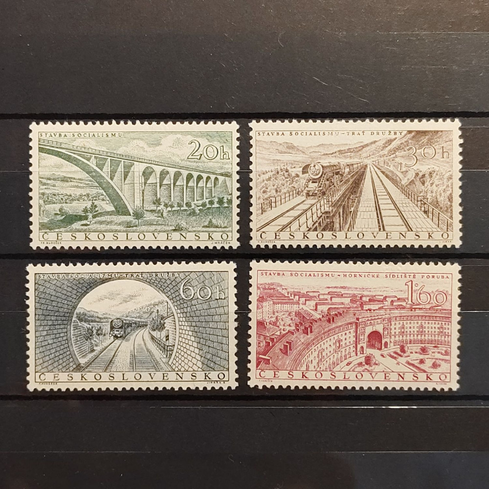 Serie Checoslovaquia, 20 h-1,60 Kčs, Mi.945-948, MNH** 