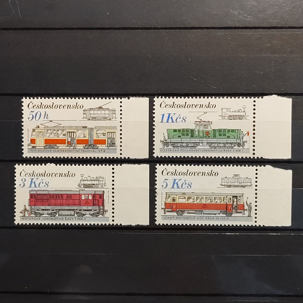 Set Czechoslovakia, 50h-5Kčs, Mi.2881-2884, MNH** 