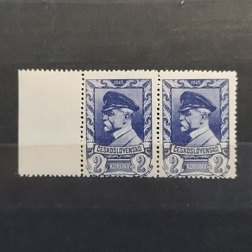 Pareja Checoslovaquia, 2 K, Mi.438, MNH** 