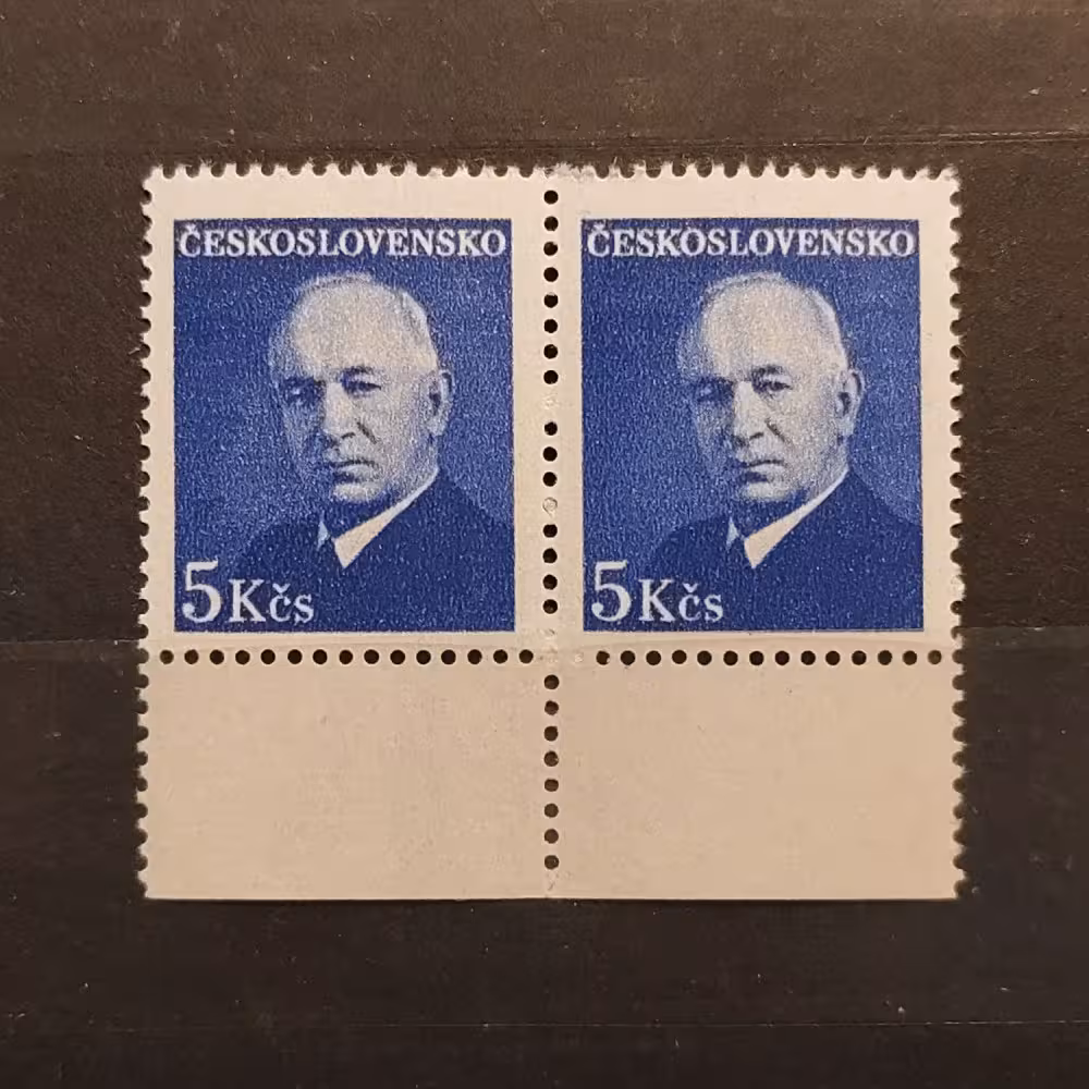 Pareja Checoslovaquia, 5 Kčs, Mi.531, MNH** 