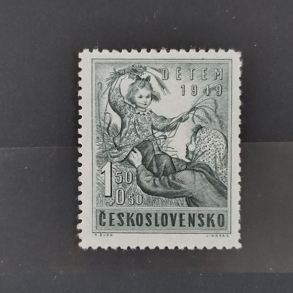 Briefmarke Tschechoslowakie, 1,50+0,50, Mi.601(*) 