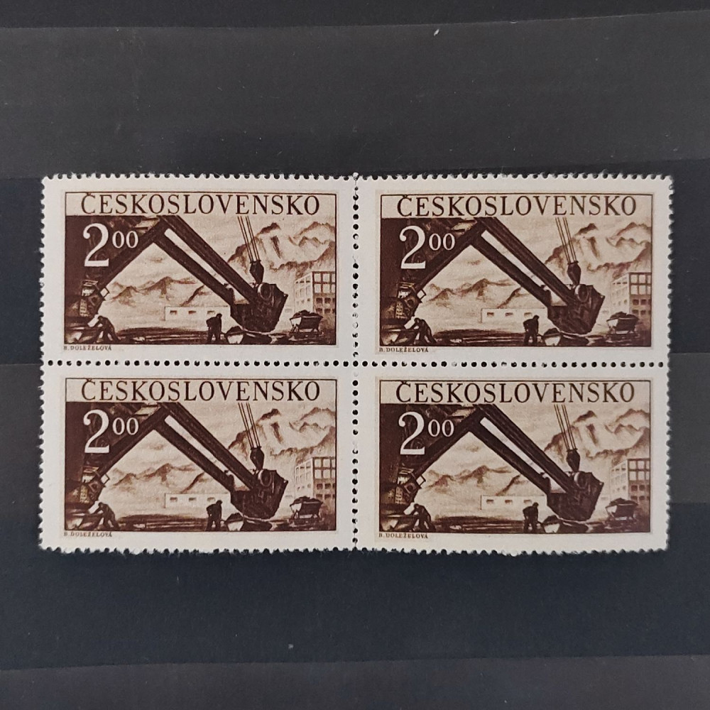 Quadra Tchecoslováquia, 2 Kčs, Mi.615, MNH** 