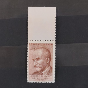 10. výročí úmrtí J. G. Tajovského - 1,50 Kčs světle hnědá