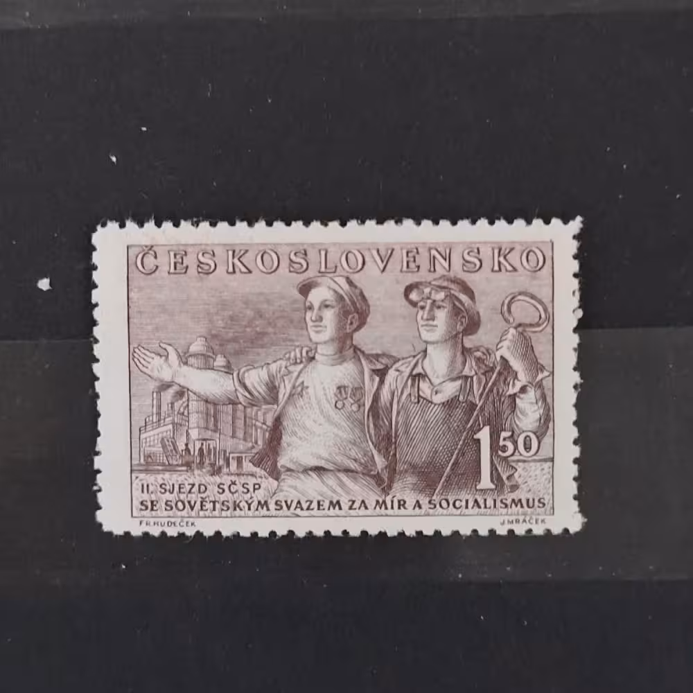 Briefmarke Tschechoslowakie, 1,50 Kčs, Mi.641* 