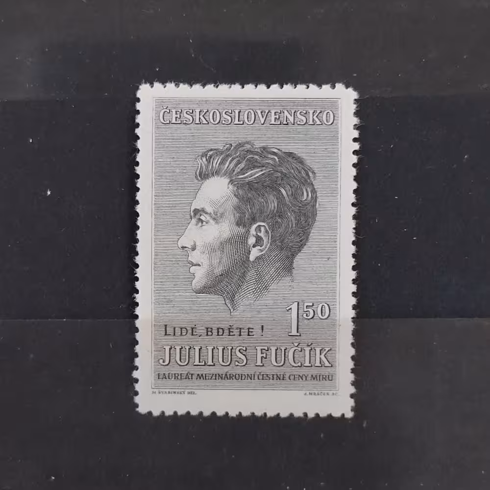 Briefmarke Tschechoslowakie, 1,50 Kčs, Mi.645** 