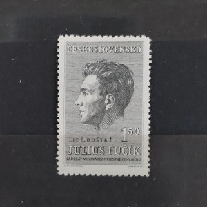 Julius Fučík - 1,50 Kčs šedá