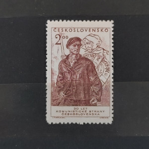 30. výročí založení KSČ - dělník