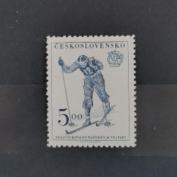 Stamp Czechoslovakia, 5 Kčs, Mi.674, MH* 