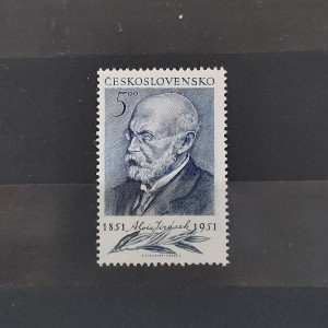100. výročí narození A. Jiráska - 5 Kčs šedomodrá