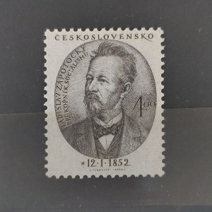 100. výročí narození L. Zápotockého - 4 Kčs šedá