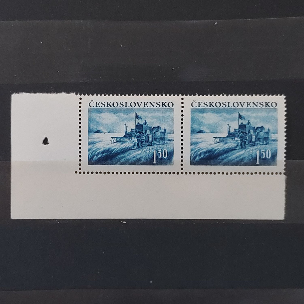 Pareja Checoslovaquia, 1,50 Kčs, Mi.724, MNH** 