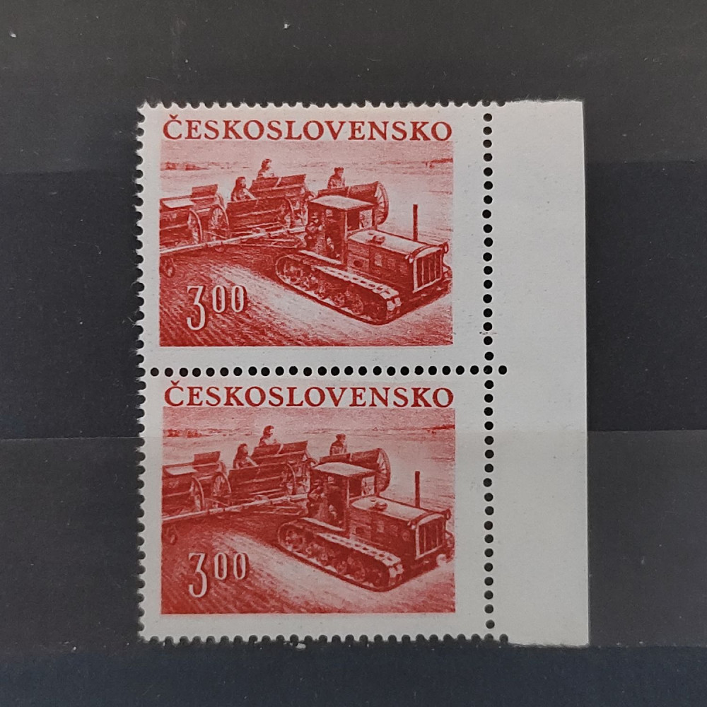 Pareja Checoslovaquia, 3 Kčs, Mi.726, MNH** 