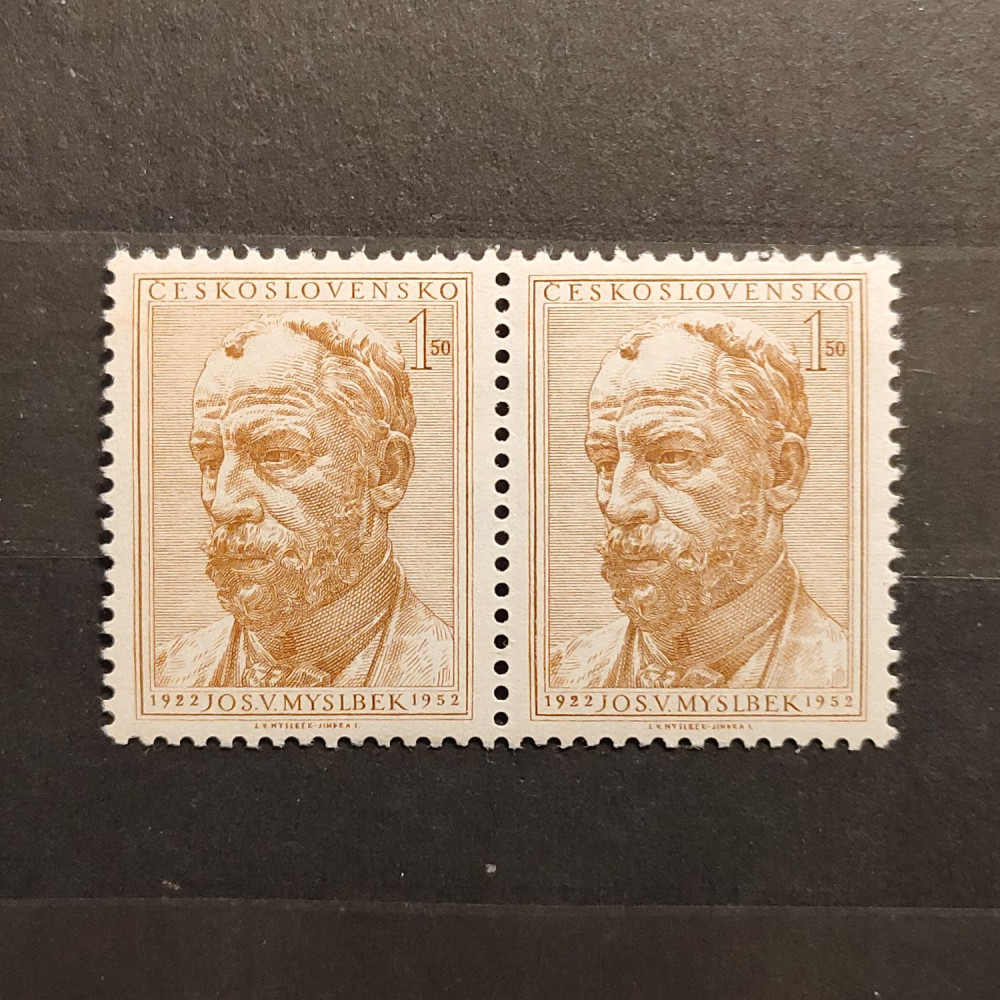 Par Tchecoslováquia, 1,50 Kčs, Mi.734, MNH** 