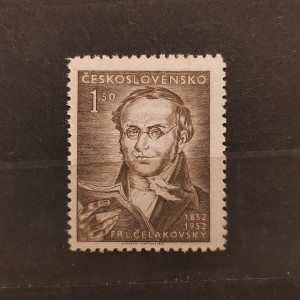 100. výročí úmrtí F. L. Čelakovského - 1,50 Kčs hnědá