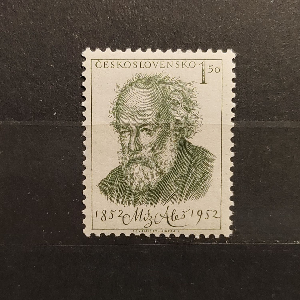 Sello Checoslovaquia, 1,50 Kčs, Mi.755, MNH** 