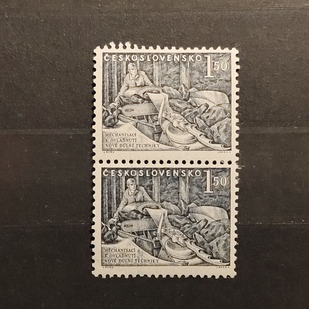 Par Tchecoslováquia, 1,50 Kčs, Mi.758, MH* 