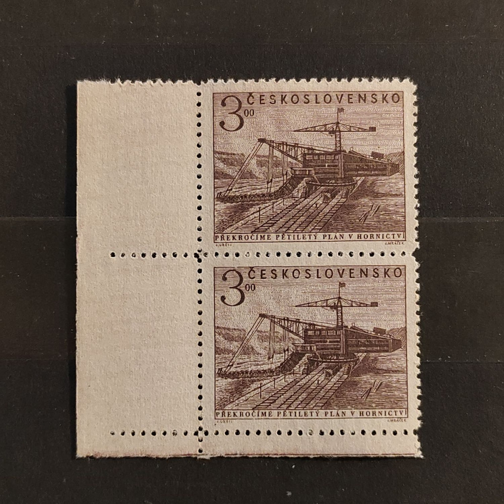 Pareja Checoslovaquia, 3 Kčs, Mi.760, MNH** 