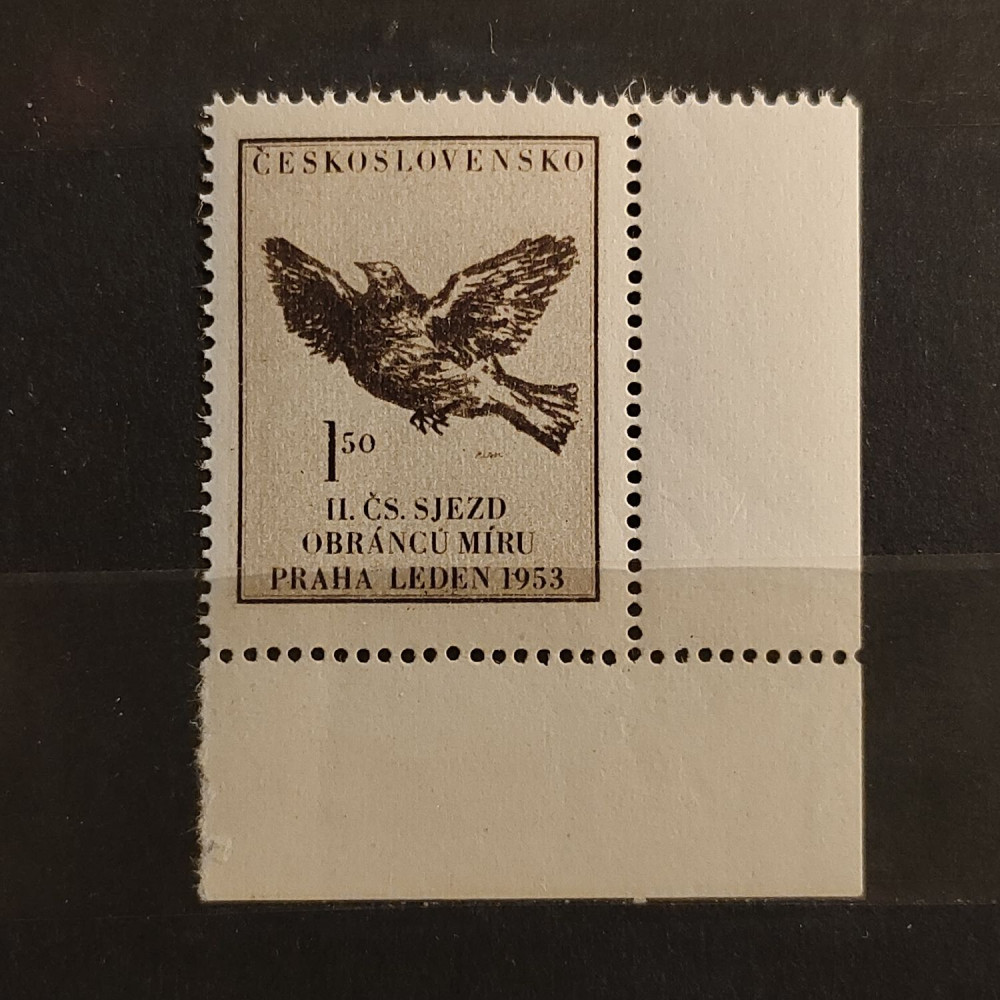 Briefmarke Tschechoslowakie, 1,50 Kčs, Mi.776** 