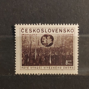 5. výročí Vítězného února 1948 - manifestace