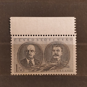 1. máj 1953 - Lenin a Stalin