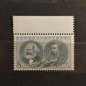 1. máj 1953 - Marx a Engels