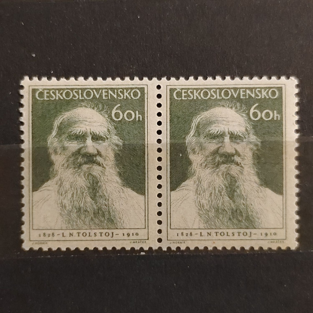 Pareja Checoslovaquia, 60 h, Mi.840, MNH** 
