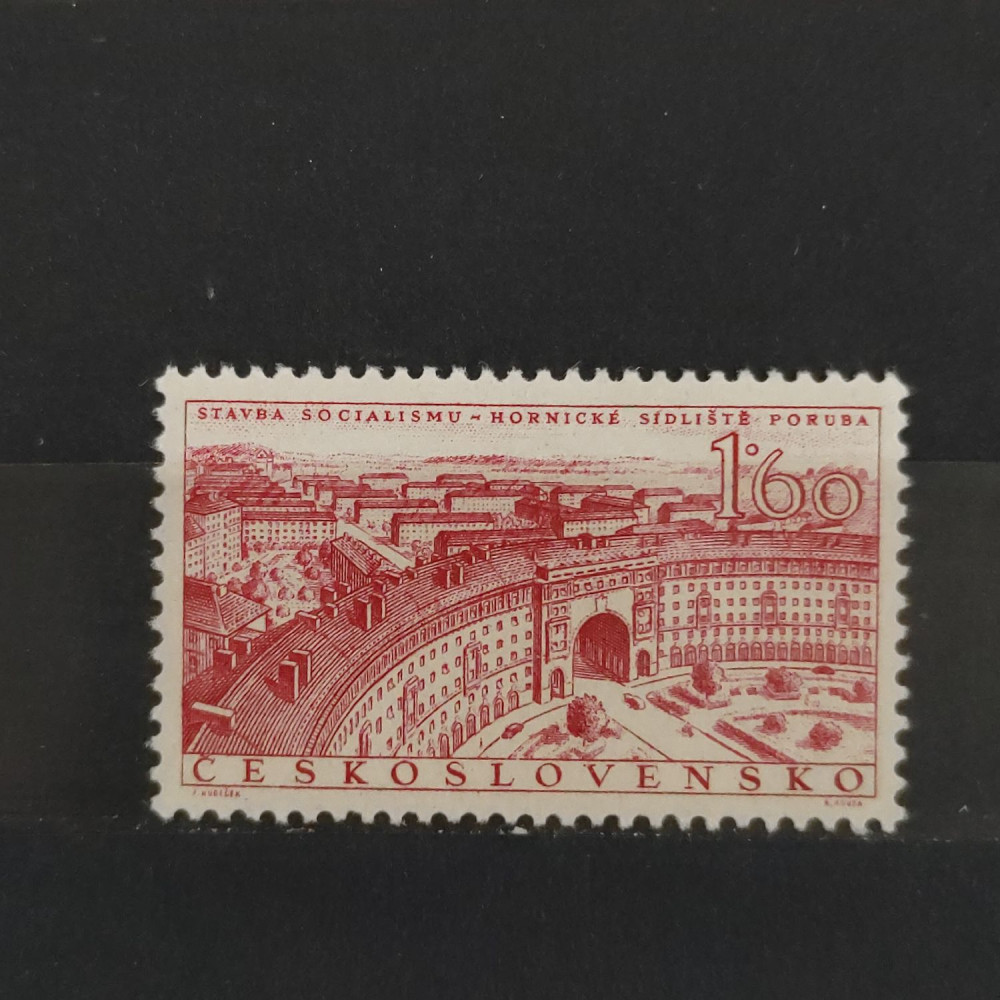 Briefmarke Tschechoslowakie, 1,60 Kčs, Mi.948** 