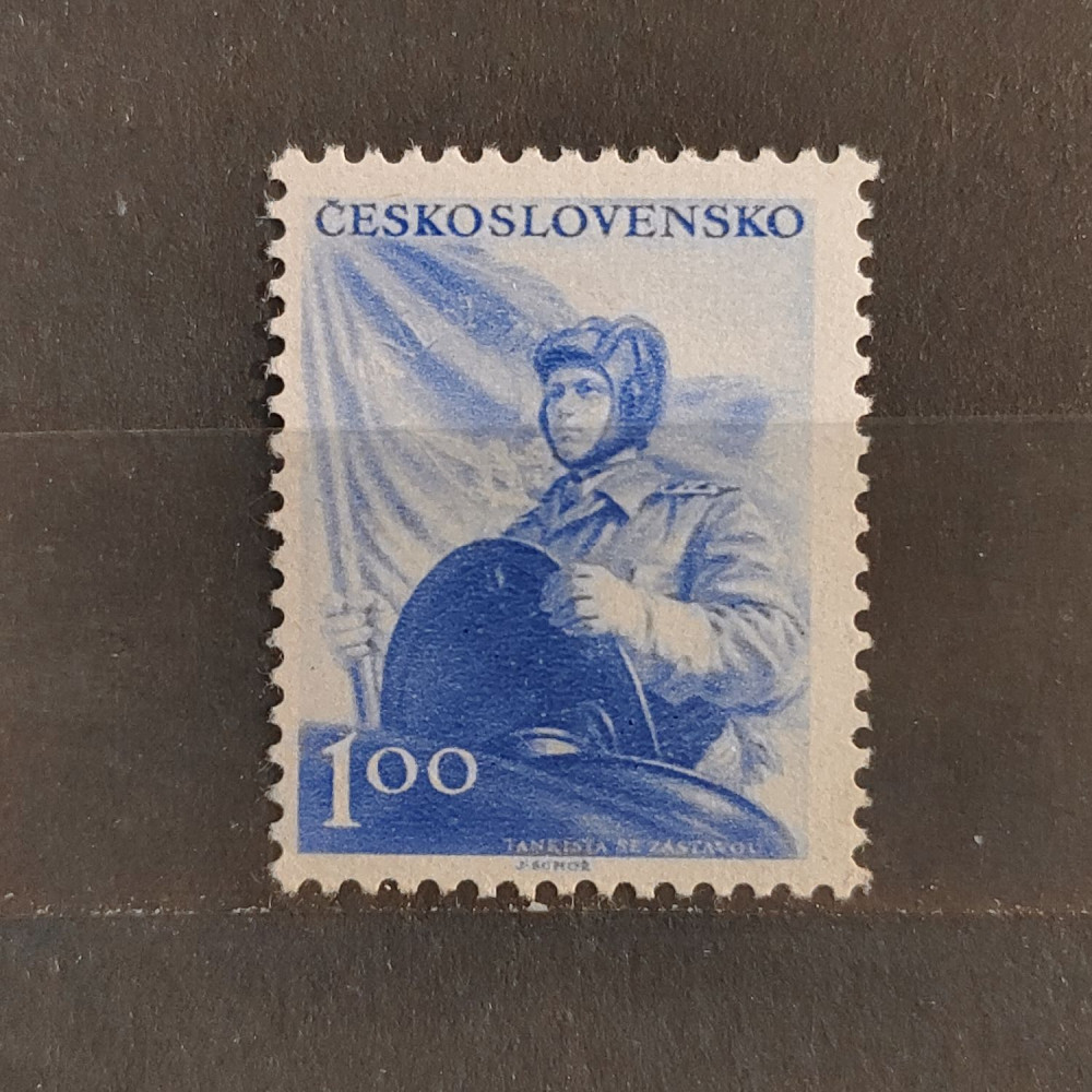 Sello Checoslovaquia, 1Kčs, Mi.964, MH* 