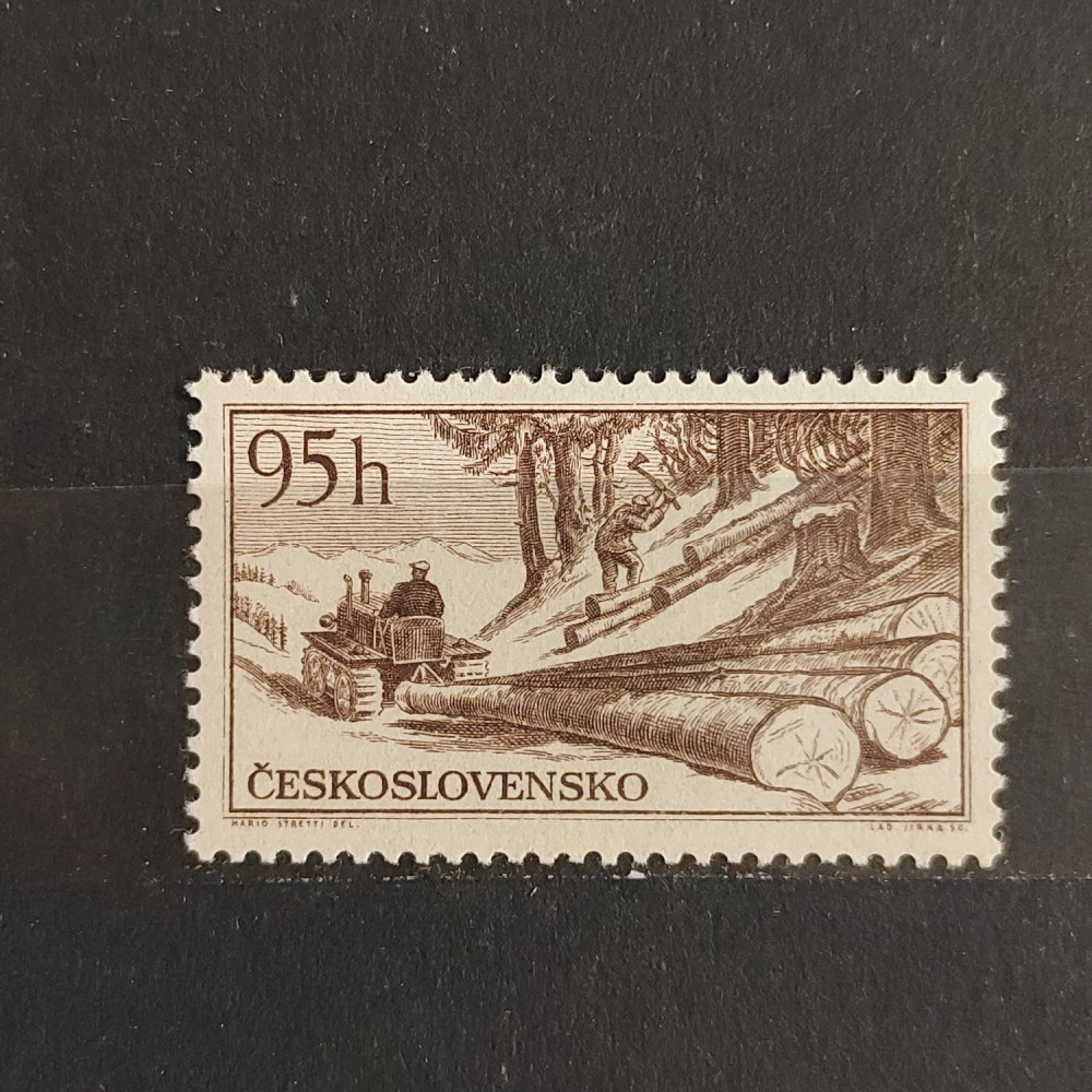 Stamp Czechoslovakia, 95h, Mi.987, MNH** 