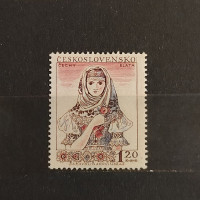 Stamp Czechoslovakia, 1,20Kčs, Mi.995, MH* 