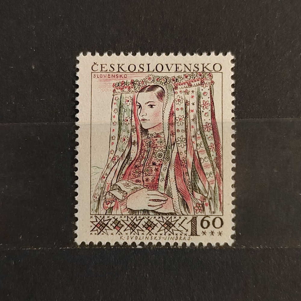 Selo Tchecoslováquia, 1,60Kčs, Mi.997, MH* 