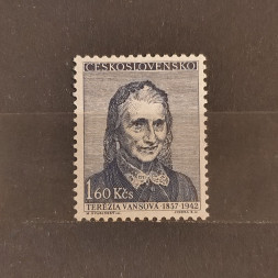 Sello Checoslovaquia, 1,60Kčs, Mi.1001, MNH** 