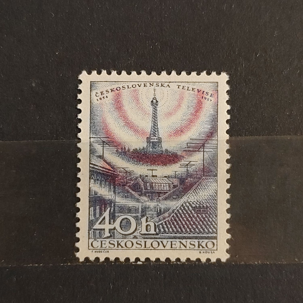 Sello Checoslovaquia, 40h, Mi.1044, MNH** 