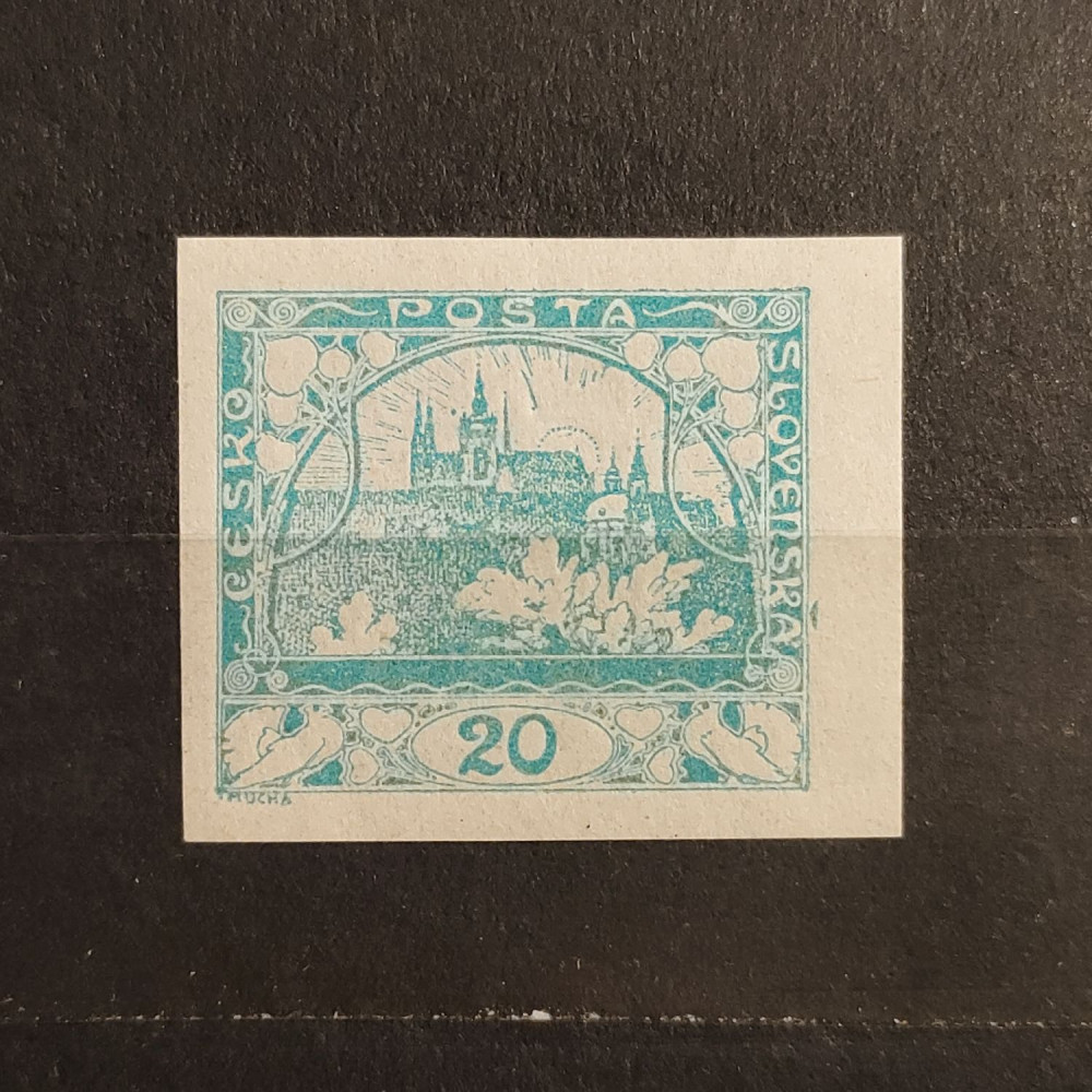 Briefmarke Tschechoslowakie, 20h, Mi.4** 